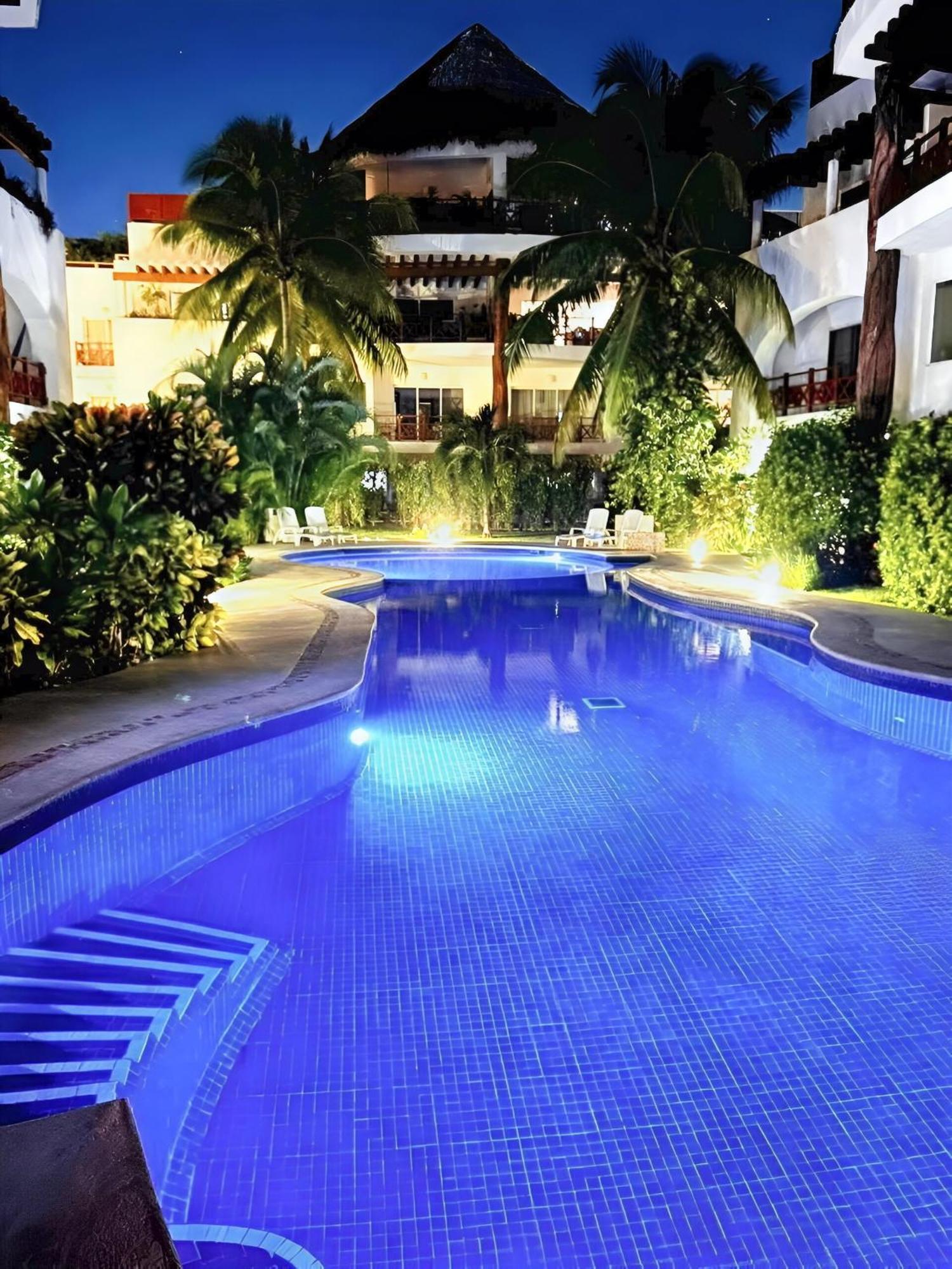 Luxury Duplex -4 Pers- 2Mn Beach&5Th Av, Pool, Gym Плайя-дель-Кармен Екстер'єр фото